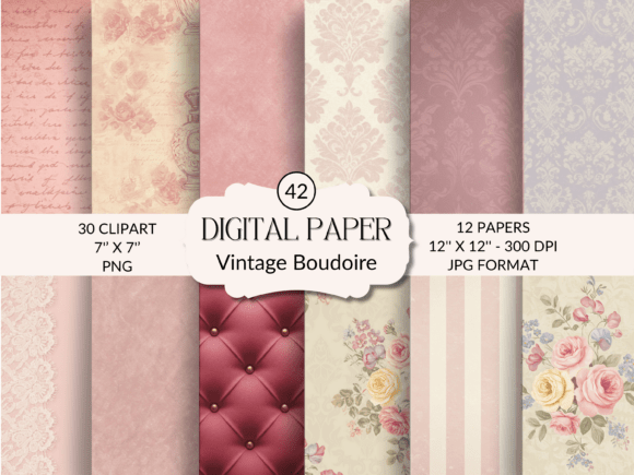 Download Vintage Boudoir Bundle - Boudoir Collection