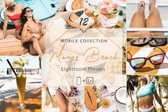 Download 12 Mobile Lightroom Presets, Mango Beach - Mobile Collection