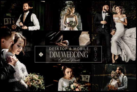 Download 12 Dim Wedding Lightroom Presets, Black - Lightroom Collection