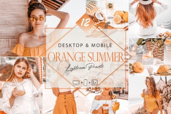 Download 12 Orange Summer Lightroom Presets - Lightroom Collection