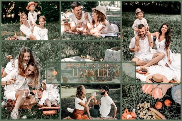 Download 12 Happy Life Lightroom Presets, Orange - Lightroom Collection