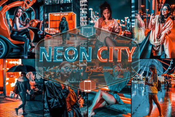 Download 12 Neon City Lightroom Presets, Urban - Lightroom Collection