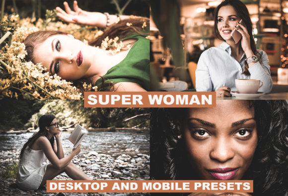 Download Mobile and Desktop Presets Super Woman - Mobile Collection