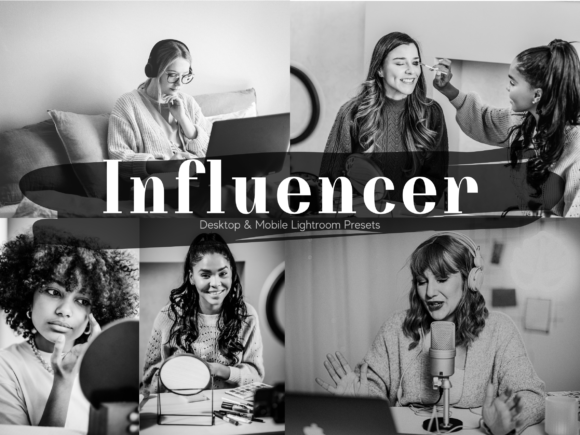 Download 5 Black and White Influencer Lightroom P - Lightroom Collection