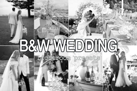 Download 18 Black White Wedding Lightroom Presets - Lightroom Collection
